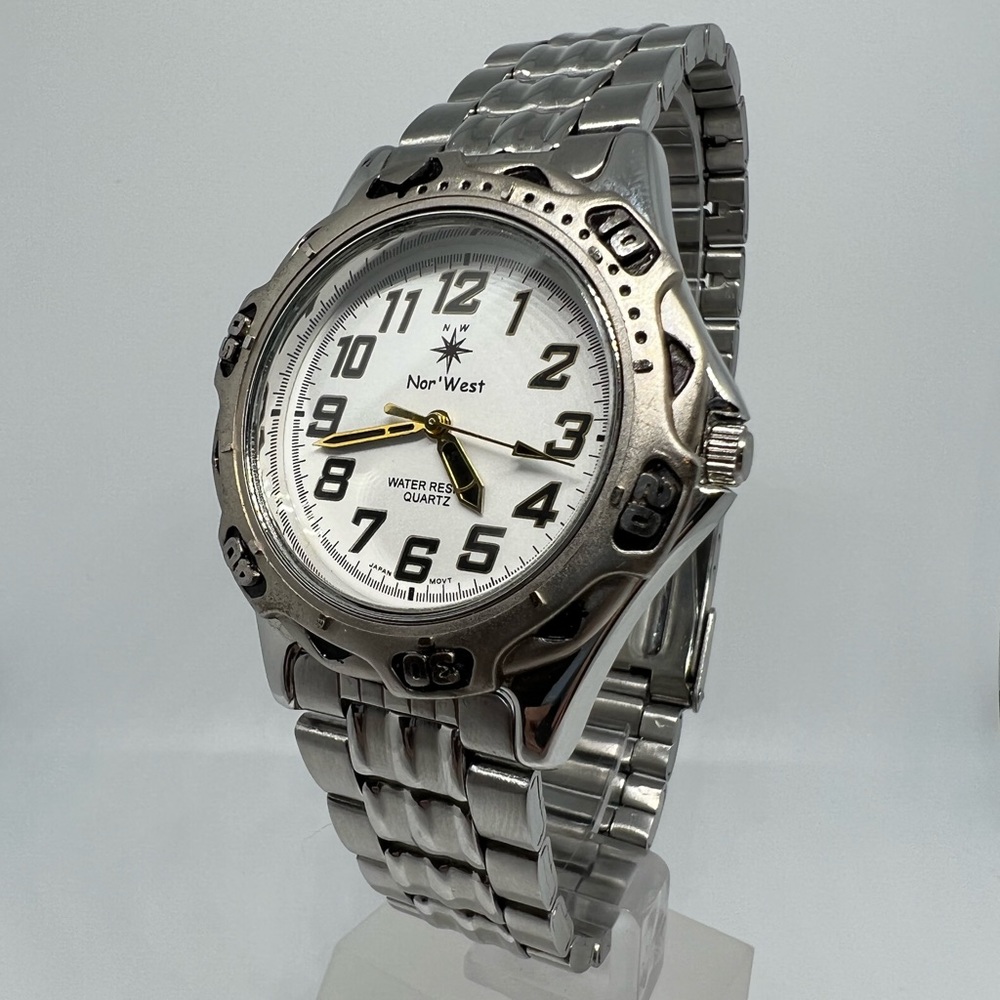 Black/Gold Lined Number Nor’West Watch